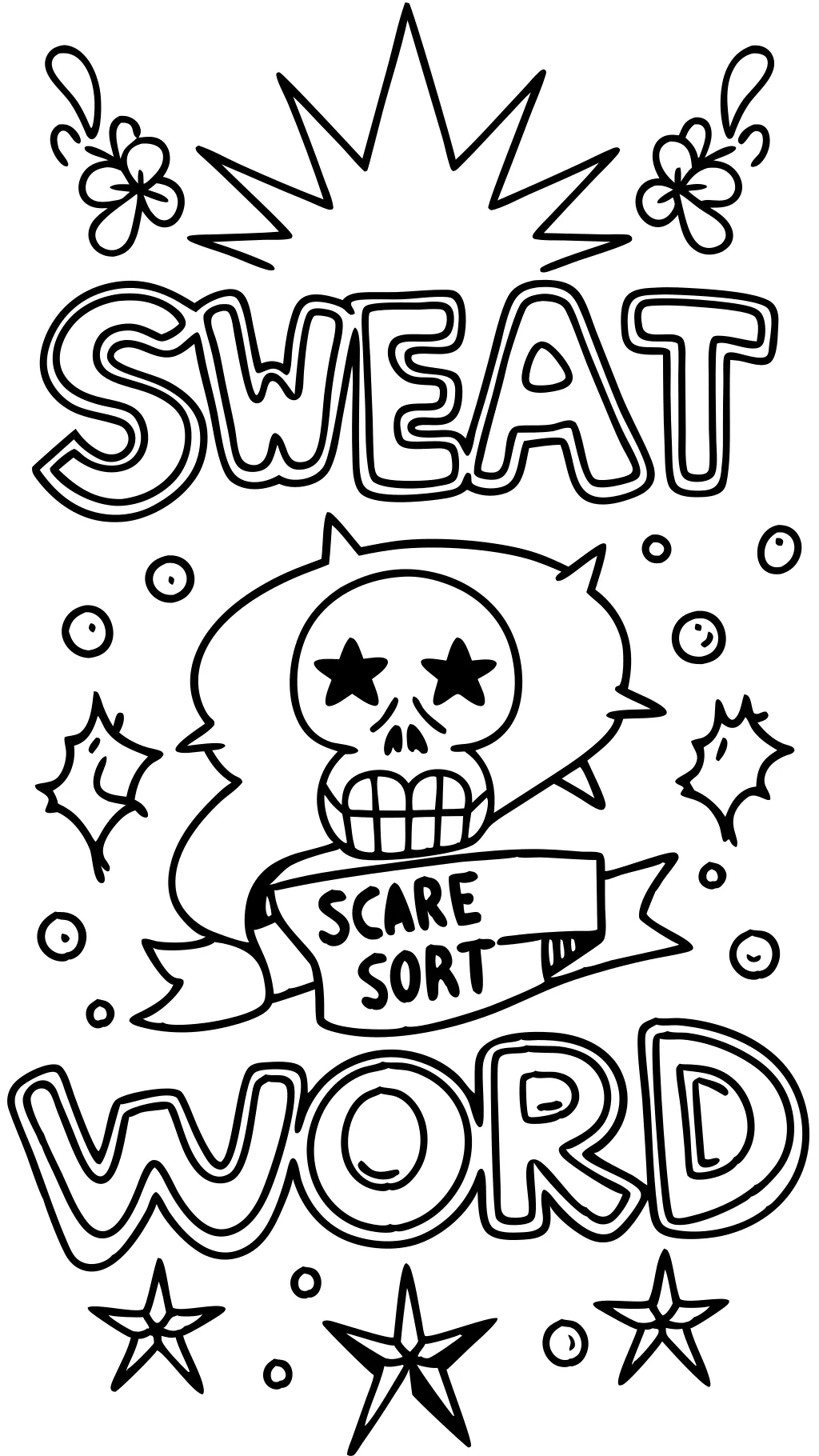 swear word printable coloring pages